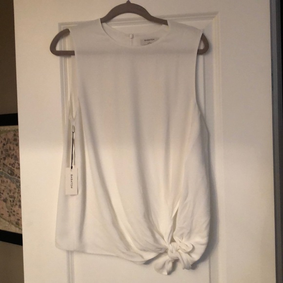 BNWT Ladies Babaton Hopkins Sleeveless Knot Blouse - Picture 1 of 3